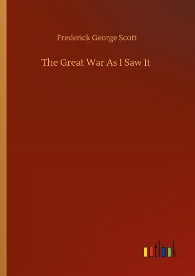 The Great War As I Saw It