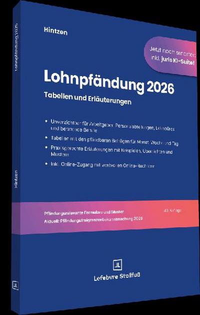 Lohnpfändung 2026