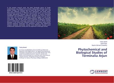 Phytochemical and Biological Studies of Terminalia Arjun