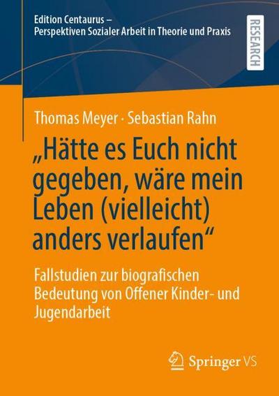 Hätte es Euch nicht gegeben, wäre mein Leben (vielleicht) anders verlaufen