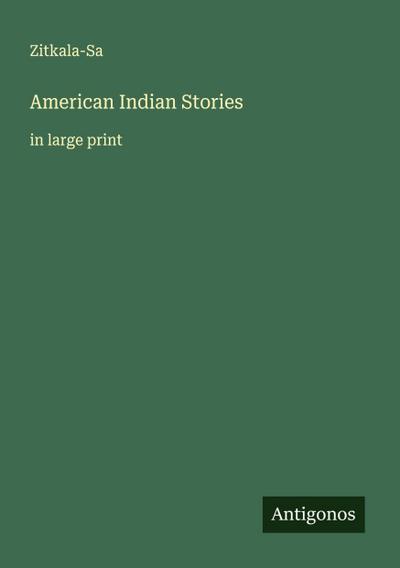 American Indian Stories