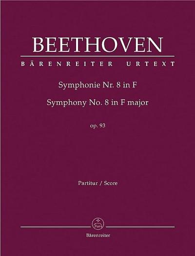 Symphonie Nr. 8 F-Dur op. 93, Partitur