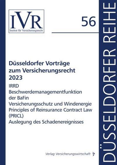 Düsseldorfer Vorträge zum Versicherungsrecht 2023