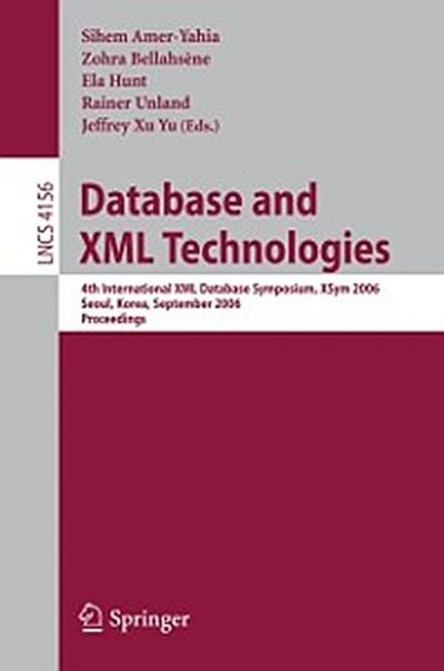 Database and XML Technologies