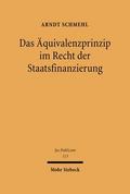 Äquivalenzprinzip im Recht der Staatsfinanzierung