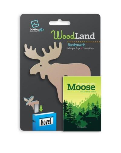 Woodland Lesezeichen Moose - Elch