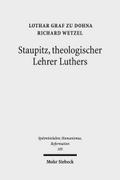 Staupitz, theologischer Lehrer Luthers