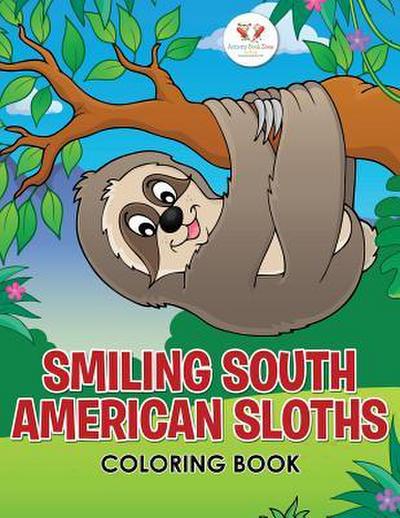Smiling South American Sloths Coloring Book