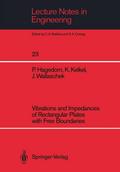 Vibrations and Impedances of Rectangular Plates with Free Boundaries