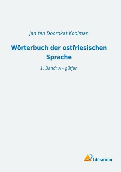 Wörterbuch der ostfriesischen Sprache