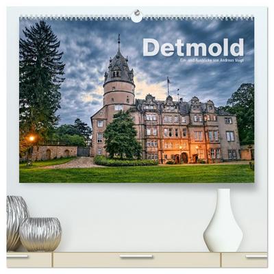 Detmold - Ein- und Ausblicke von Andreas Voigt (hochwertiger Premium Wandkalender 2026 DIN A2 quer), Kunstdruck in Hochglanz