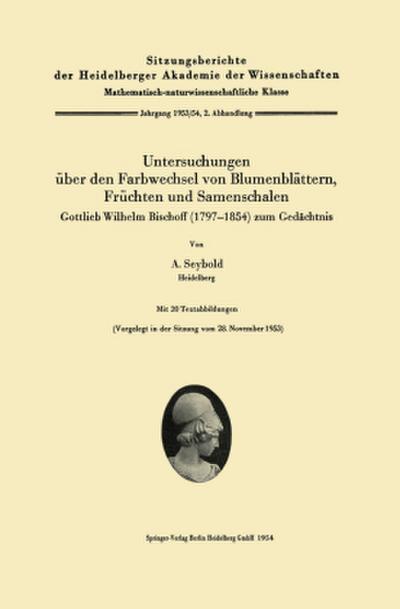 Untersuchungen über den Farbwechsel von Blumenblättern, Früchten und Samenschalen