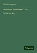 Souvenirs d’un écolier en 1815