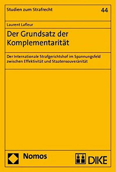 Der Grundsatz der Komplementarität