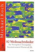 92 Weihnachtslieder für 1-2 Trompeten (Bassinstrum