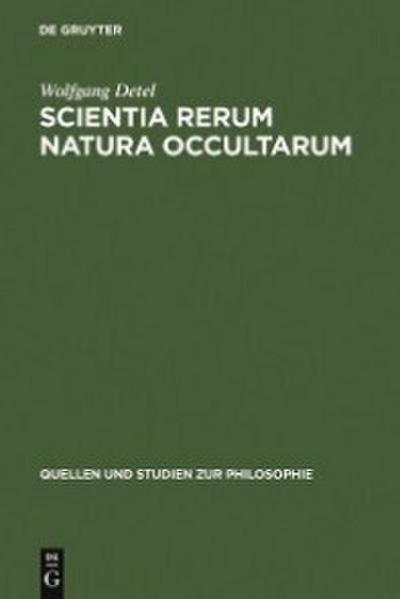 Scientia rerum natura occultarum