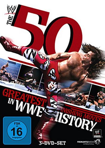 50 GREATEST FINISHING MOVES IN WWE HISTORY, 3 DVDs