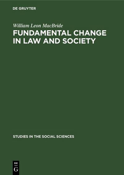 Fundamental change in law and society