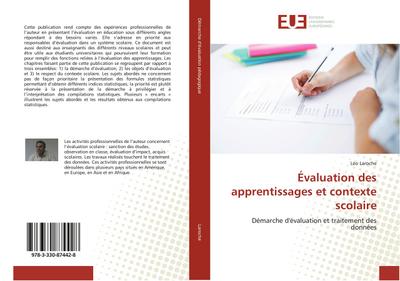 Évaluation des apprentissages et contexte scolaire - Léo Laroche