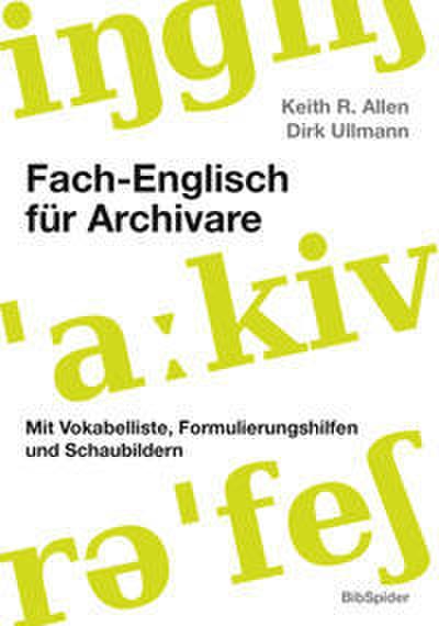 Fach-Englisch für Archivare