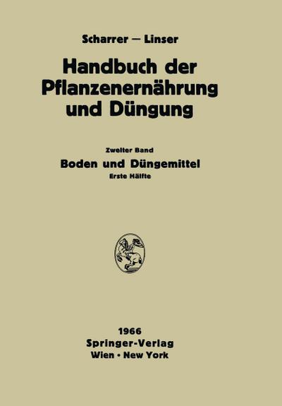 Boden und Düngemittel