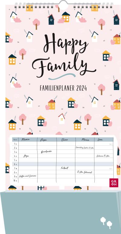 Familienplaner 2024: Happy Family