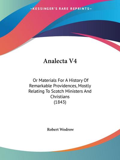 Analecta V4