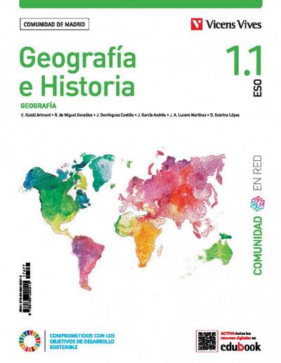 Geografía e Historia 1 (1.1-1.2+Separatas) Comunidad de Madrid (Comunidad en Red)