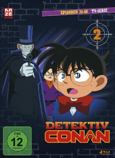 Detektiv Conan - TV-Serie - Blu-ray Box 2 (Episoden 35-68) (4 Blu-rays), 4 Blu-ray
