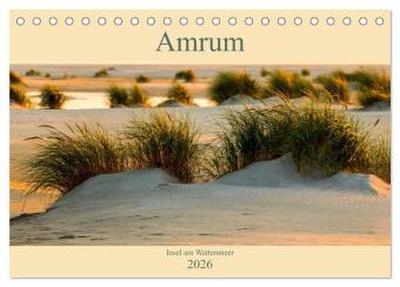 Amrum Insel am Wattenmeer (Tischkalender 2026 DIN A5 quer), CALVENDO Monatskalender