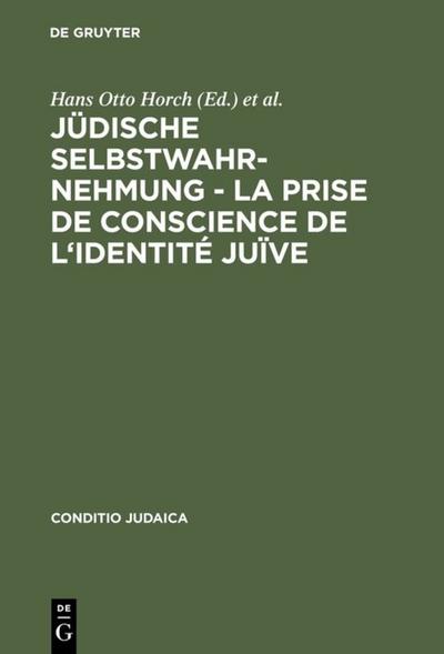 Jüdische Selbstwahrnehmung - La prise de conscience de lidentite juive