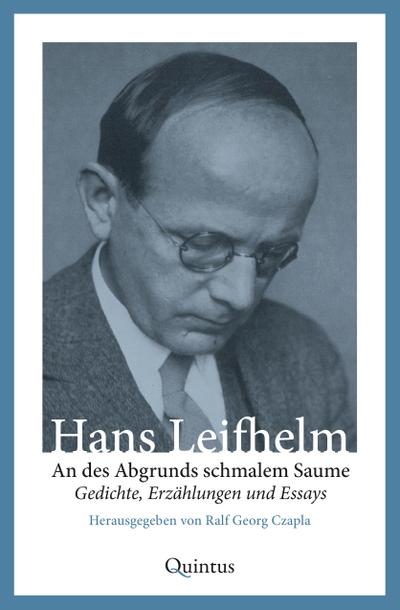 An des Abgrunds schmalem Saume