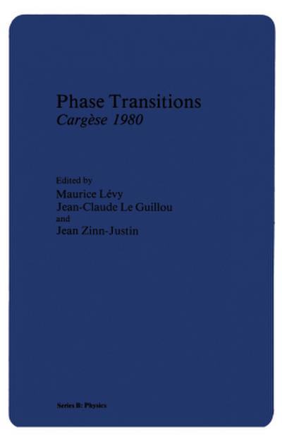 Phase Transitions Cargèse 1980