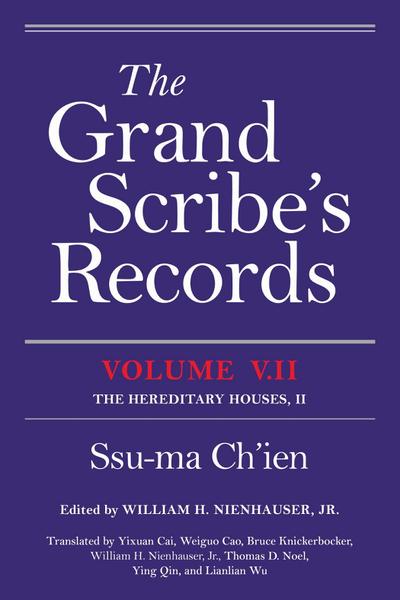 The Grand Scribe’s Records, Volume V.II