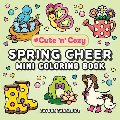 Spring Cheer Mini Coloring Book