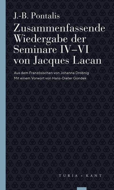 Zusammenfassende Wiedergabe der Seminare IV-VI von Jacques Lacan