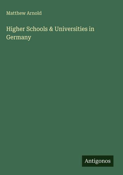 Higher Schools & Universities in Germany