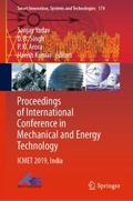 Proceedings of International Conference in Mechani