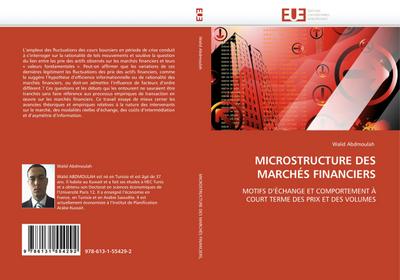 MICROSTRUCTURE DES MARCHÉS FINANCIERS - Walid Abdmoulah