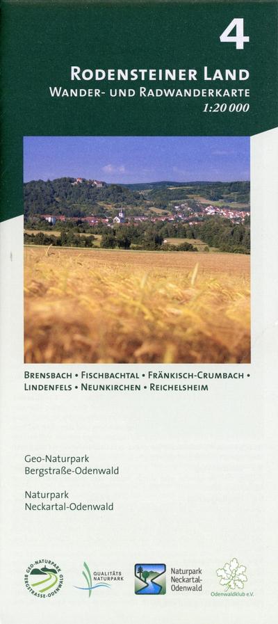 Odenwald Freizeitkarte Rodensteiner Land