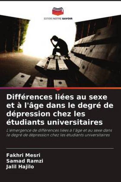 Différences liées au sexe et à l’âge dans le degré de dépression chez les étudiants universitaires