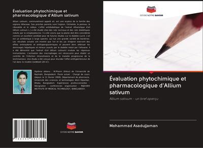 Évaluation phytochimique et pharmacologique d’Allium sativum