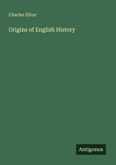 Origins of English History