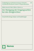 Der Rückgang der Eingangszahlen bei den Zivilgerichten
