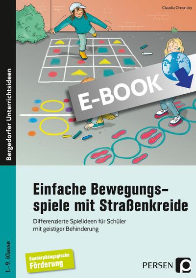 Einfache Bewegungsspiele mit Straßenkreide