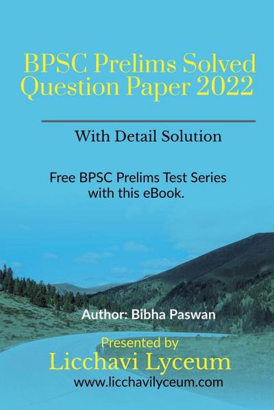 BPSC Prelims Exam Solved Question Paper 2022