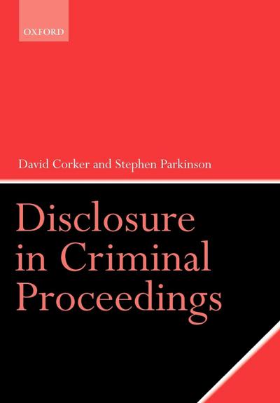 Disclosure in Criminal Proceedings