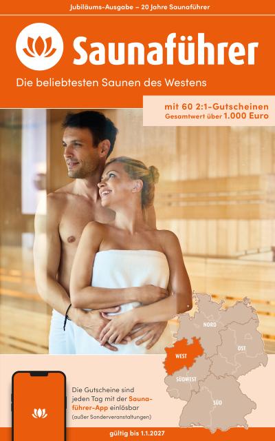 Westen NRW Saunaführer - Die 60 beliebtesten Saunen des Westens
