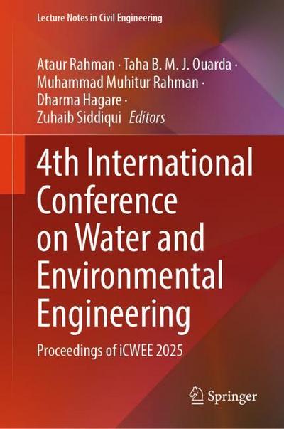 4th International Conference on Water and Environmental Engineering