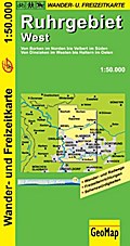 Ruhrgebiet West Wander- und Freizeitkarte